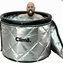 Insulated Cold Plunge Tub for Athletes,Fitness and Wim Hom Enthusiasts, Portable Ice Bath at Home for Indoor & Outdoor Use With Drainage Hose & Protective Cover,116Gal, Chiller Compatible