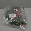 Christmas Garlands 6.56FT 30 LED Smokey Pine Garlands with Lights Battery Operated Pine Cone Garland with Red Berry Bells Green Garland Christmas Decorations for Xmas Holiday Indoor Outdoor