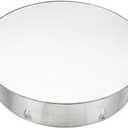 PATIKIL Chimney Hole Cap, 200mm(8 Inch) Tightness Adjustable Round Stainless Steel Flue Hole Cover Stove Pipe Cap Pipe Cover for Kitchen Balcony Sewer, Silver Tone