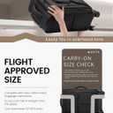 LOVEVOOK Carry On Luggage 22x14x9 Airline Approved, 22 Inch Softside Suitcases with Spinner Wheels, Lightweight Carry-on Suitcase with TSA Lock for Women Men, Large Luggage for Travel Business Trip