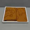 Gingerbread Christmas Bathroom Decor Hand Towels 13x29 Inch 100% Cotton Dish Towels Drying Kitchen Towels Home Kitchen Decoration Set of 2