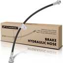 2 x A-Premium Front Passenger Brake Hydraulic Hose Compatible with Chevy, Oldsmobile and Pontiac Models - Lumina APV 1992-1996, Silhouette 1992-1996, Trans Sport 1992-1996 - Replace# 17998302