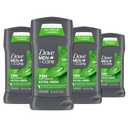 DOVE MEN + CARE Antiperspirant Deodorant Stick for Men 4 Count Extra Fresh with 72-hour Sweat & Odor Protection with 1/4 Moisturizing Cream & Long-lasting Citrus scent 2.7 oz