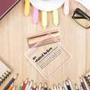 2 x As Stated Below Definition Sign Acrylic Plaque Fun Office Desk Decor,Funny Office Gifts Humorous Gift for Coworker Colleague 4''L x 4"W