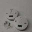 2 Packs Carbon Monoxide Detectors Carbon Monoxide Alarm CO Alarm Detector Monitor with LED Digital Display Battery Operated