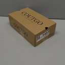 Coutgo Womens Slingback High Heels Bow Closed Pointed Toe Lace Patchwork Party Dress Shoes. women size 9