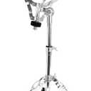 Snare Drum Stand, Adjustable Double Braced Tripod Drum Hardware with , Lightweight Sturdy Chrome, Fit 10-14 Inch Snare Drum & Practice Pad, for Drum Beginners & Students