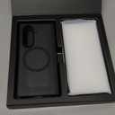 TORRAS Upgraded Magnetic Shockproof for Samsung Galaxy Z Fold 7 Case with Screen Protector, Fit for MagSafe, 4X Military Grade Hinge Protection, Translucent Slim Case for Samsung Z Fold 7, Black