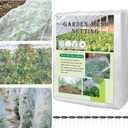 Garden Netting Plant Covers 10x50 Ft Net Ultra Fine Mesh Protection Netting for Vegetable Plants Fruits Flowers Crops Greenhouse Row Cover Raised Bed Barrier Mosquito Net Screen Protection Net Cover