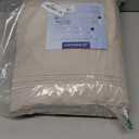 DREAMCARE Queen Sheet Set - 6 pcs Breathable Cooling Bed Sheets - up to 15" Deep Pocket Queen Sheets Set with Side Pockets - Extra Soft 100% Brushed Hypoallergenic Hotel Luxury Bedding - Beige