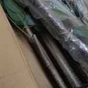 Artificial Ficus Tree with Green Leaves, 6ft Tall, Indoor Plant with Decorative Beige Planter