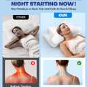 Emircey Clinical-Level Relief Cervical Neck Pillow for Sleeping, Orthopedic Contour Memory Foam Pillow for Side Sleepers, Cooling Reading Pillow for Neck Relief, Ergonomic for Back Stomach Sleepers