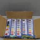 Watercolor Paint Sets, 8 Washable Colors With Brushes, 25 Pack Water Color Paint Bulk For Classroom, Party Favors and Art Activities