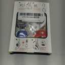 UNBREAKcable AirTag Holder for Apple - 4 Pack Air Tag Case [Professional Carabiner] [Waterproof] [Shockproof] TPU AirTag Keychain for Kids, Pets, Keys, Luggage, Backpacks (Black+Red+Yellow+Blue)