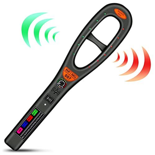 ZTNwoo GPS Bug Detector, Anti Spy Detector for Car GPS Tracker/RF Signal, Hidden Camera Finder H10, Electronic Bug Sweeper for Wireless Radio Frequency