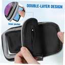 NUOBESTY Sports Mobile Phone Arm Bag Lightweight Waterproof Running Armband with Key Card Storage for Outdoor Exercise and Gym Use