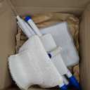 Baseboard Cleaner Tool with Handle, Wall Cleaner with Extendable Long Handle ,Door Frame Cleaning Tool Including 4 Reusable Cleaning Pads. Quick Clean Baseboard Cleaning, Ceiling and Wall.