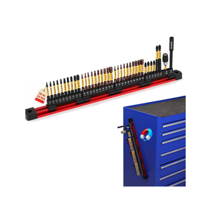 ELEAD 38-Piece Hex | Torx | Phillips Screwdriver Bit Set with 2.5” & 4” Bit Holder, Magnetic Bit Storage Rail, Allen Wrench Drill Bit Set, Tamper Proof Star Bit Set, S2 Steel