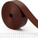 2" Wide Vinyl Straps for Patio Chairs Repair, COITEK 20FT Long Patio Garden Furniture Replacement Straps+ 40 Free Rivets for Outdoor Lawn Furniture Chaise Lounge Repair (Brown)