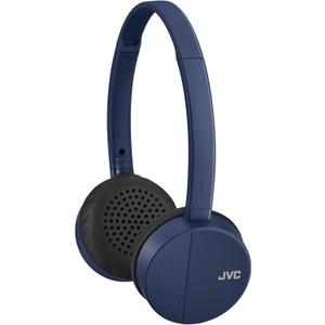 JVC HA-S23W Wireless Headphones - On Ear Bluetooth Headphones, Foldable Flat Design, 17-Hour Long Battery Life (Blue)