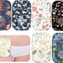 Sosation 6 Pieces Ostomy Bag Covers Waterproof Ostomy Shower Cover Stretchy Lightweight Colostomy Bags Covers Shower Wraps with Opening for Women Men Ileostomy Care Protector Odor Reducing Supplies
