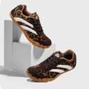 Barefoot Shoes Women Casual Sneakers,Wide Toe Box Shoes Women Zero Drop Barefoot Shoe Men,Minimalist Trail Running Shoe,Non-Slip Lightweight Breathable Comfortable Fashion Walking Hiking Shoes Unisex, 42, Leopard