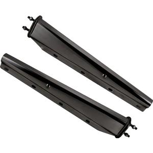 GXYWADY 1 Pair 30 Black Mud Flap Hanger Set 2-1/2 Bolt Spacing Spring Loaded Replacement for Semi Truck