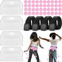 4PCS Pink Swing Shaking Balls Game Set for Baby Shower Interactive Table Tennis Twerk Game for Boy or Girl