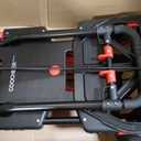 330LB Folding Hand Truck Heavy Duty Carrying, Combination of Four Wheels and Two Wheels Convertible Dolly Cart with Retractable Handle Dolly for Moving Office Carts.