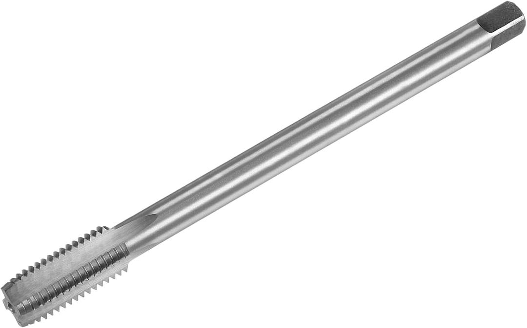 uxcell Metric Thread Tap M11 x 1.5 H2 130mm Extra Long Straight Flute Screw Thread Milling Machine Taps Threading Tapping Repair Tool