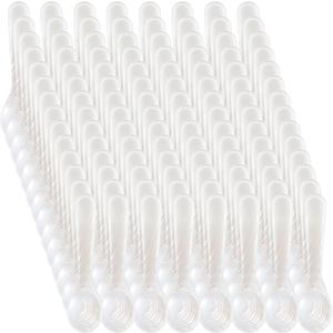 Patelai 80 Pieces Set of Caviar Spoons Mother of Pearl Spoons with Handcraft Round Handle for Caviar, Egg, Ice Cream, Coffee, Kitchen, Restaurant for Serving Caviars (7cm/2.75 Inch)