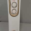 Dumos Oil Filled Radiator Heater with Adjustable Thermostat, 1500W Oil Space Heater for Indoor Use, Portable, 22inch Bright White (22.8*11.8*4.8in)