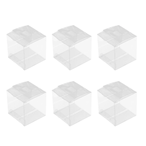 10 PCS Gift Boxes with Lids,Kraft Paper Gift Box, White with Ribbon, Bridesmaid Proposal Box for Wedding, Packaging, Present, Birthday, Cupcake .7 inches.
