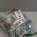 Montex Ribbed Coupe Glasses 10 oz,Multi Color Coupe Glasses, Cocktail Glass 6Pcs, Vintage Martini Glasses, Ideal for Cocktail, Champagne