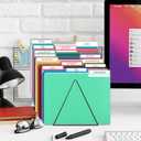 3 x 18-Pack Black File Folders,Letter Size Colored File Folders,1/3 Cut Tab,Office Home School for Documents Files Paper