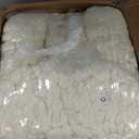 Large Comfy Plush Bean Bag Chair for Adults with Armrests and Back (Beige)