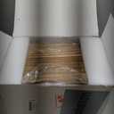 Emfogo Jewelry Box for Women, 5 Layer Large Wood Boxes & Organizers for Necklaces Earrings Rings Bracelets, Rustic Organizer with Drawers and Mirror(Carbonized Black)