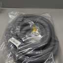 Elyfree 16.4ft Washing Machine Drain Hose, Universal Drain Hose Extension Kit for Washer, Dishwasher, Flexible Discharge Hose for LG/ GE/ Samsung, Fit up to 1-1/2 Inch Drain Outlets (16.4)