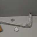 Brushed Nickel Angled Grab Bar 12x24 Inch, iHansee Bathroom Safety Bar w/Anti-Slip Knurled Grip, Wall Mount L-Shaped Shower Handle for Elderly Senior Handicap, Toilet Bathtub Balance Support Bar