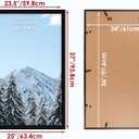 QUTREY 24x36 Poster Frame Set of 6, Black Large Picture Frames for 24 x 36 inch Photos for Wall, 24 by 36 Gallery Picture Frames, 24X36-Metal