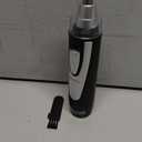 Ear and Nose Hair Trimmer Clipper - 2025 Professional Painless Eyebrow & Facial Hair Trimmer for Men Women, Battery-Operated Trimmer with IPX7 Waterproof, Dual Edge Blades for Easy Cleansing Black