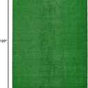 Garland Rug Artificial Grass 7 Ft. X 10 Ft. Large Indoor/Outdoor Area Rug Green -Lush Green, Durable, and Low-Maintenance for Patios, Lawns, and More