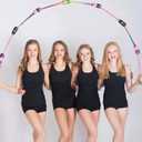 Aosva Little Big Girls' Sparkle Dance Tumbling Athletic Gymnastics Short 2-14Years (7-8 Years)