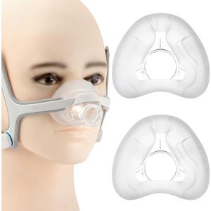 Iduola Replacement AirFit N20 Nasal Cushion (2 Packs) - Reliable Seal, Softer Wear and Durable Supplies for Air-Fit N20 - Enhance Sleep Quality with Snug Fit on Original Frame (Medium)