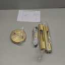 Brushed Brass Picture Light 19 inches Modern Gold Wall Sconce with Knurled Texture Cylinder Metal Shades Rotatable 360Indoor Wall Lighting Fixture Bathroom Vanity Light Bedroom Living Room