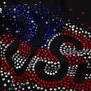 Merica Shirt for Women American Flag Tee Shirts Short Sleeve 4th of July Patriotic Shirts Tops (Black, S)