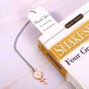 10 x Thank You Bookmark Coworker Retirement Gift for Book Lover Gifts Women, Book Accessories Bookish Gift for Teacher Women, Appreciation Bookmark Gift for Bosses Coworker Mentor Secretary Gifts for Women