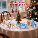 4 x Elegant Christmas Cocktail Napkins Paper for Holiday Parties, Decorative Paper Dinner Napkins in a 20-Count Pack