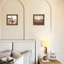 2 x 5x5 Picture Frame Deep Brown for Wall Hanging or Tabletop, Wood 5 x 5 Frame Photo Frame for Wall Horizontally or Vertically, Deep Brown, 1 Pack