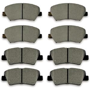 Disc Brake Pads Set Front & Rear For Hyundai Elantra 2011-2016,For Hyundai Elantra GT 2013-2016,For Hyundai Veloster 2012-2016 D1595 D1544(8PCS)